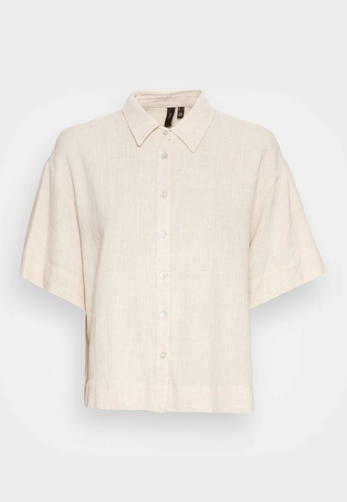 YASFLAXA SHIRT - Chemisier - Beige/melange 4 YASFLAXA SHIRT - Chemisier - Beige/melange – Image 4