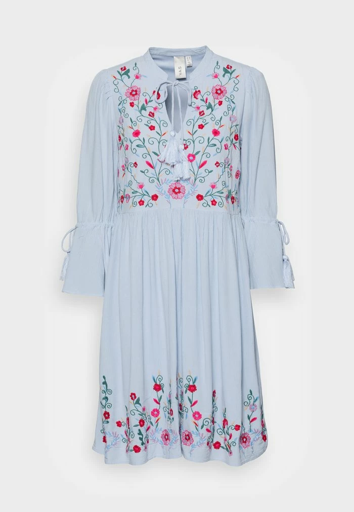 YAS CHELLA TUNIC DRESS - Robe De Jour - Kentucky Blue 4 YAS CHELLA TUNIC DRESS - Robe De Jour - Kentucky Blue – Image 4