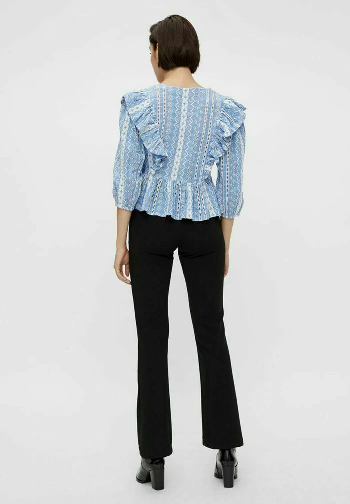 YASTALIA - Blouse - Cashmere Blue 3 YASTALIA - Blouse - Cashmere Blue – Image 3