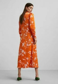 YASPARIS - Robe Chemise - Orange Ochre -YAS Soldes Boutique aedc34766c3b4d85b64756e5947a6199