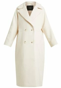 YASMARGIT LONG COAT - Manteau Classique - White Swan -YAS Soldes Boutique b0abeb5270fa4fee8f1a4314da559585