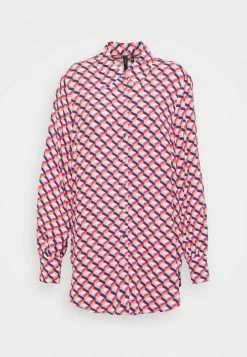 YASGEOLA LONG - Blouse - Silver Pink