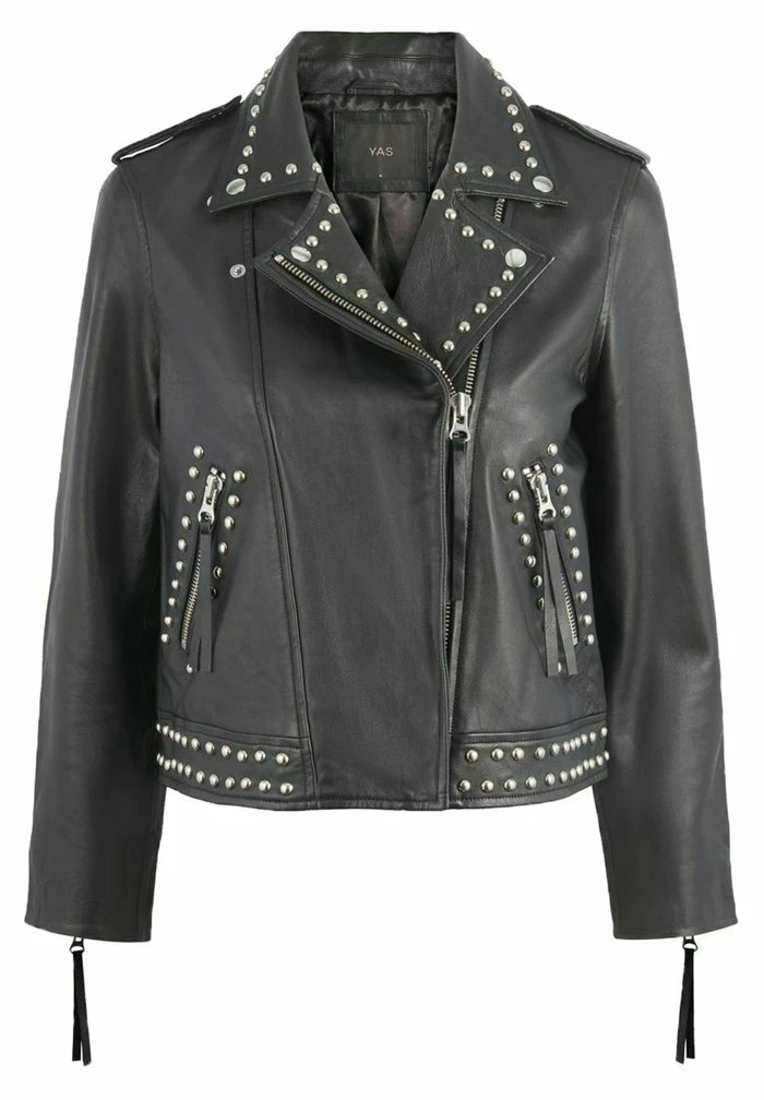 YASMICCA - Veste En Cuir - Black 1 YASMICCA - Veste En Cuir - Black