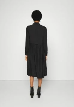 YASPINO MIDI DRESS - Robe Chemise - Black -YAS Soldes Boutique b35443e2257146dbb343dfc2dd50e4a8