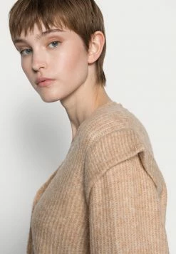 YAS BALIRA CARDIGAN - Gilet - Cuban Sand Melange -YAS Soldes Boutique b36a963b5e90442ab07ba753a439f55c