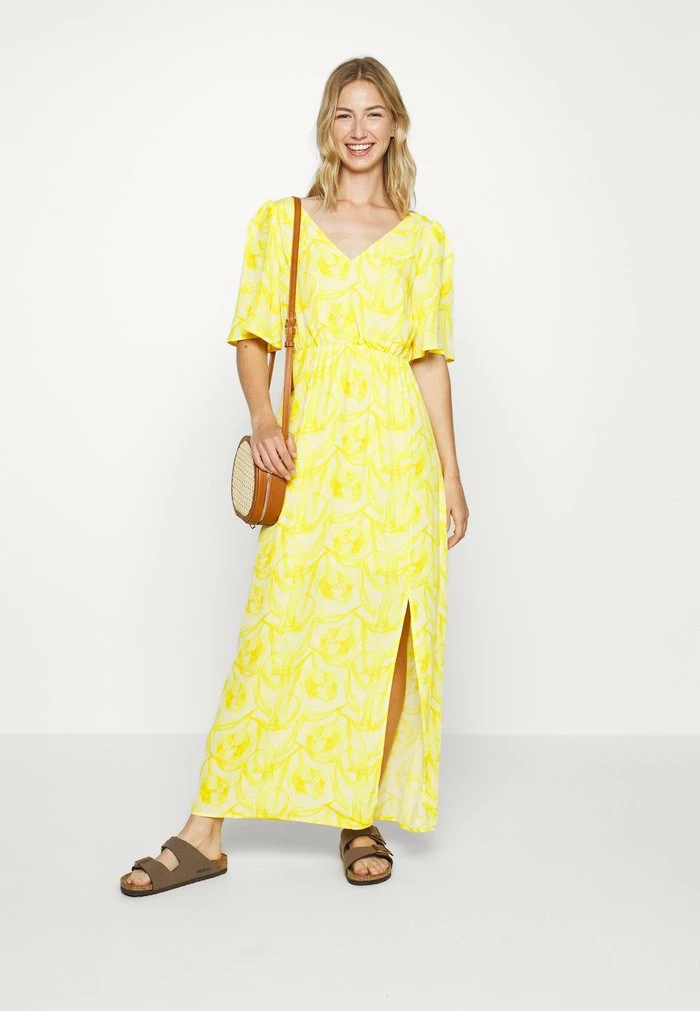 YASANASTASIA ANKLE DRESS - Robe Longue - Mellow Yellow 2 YASANASTASIA ANKLE DRESS - Robe Longue - Mellow Yellow – Image 2