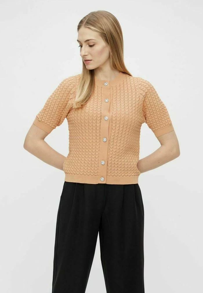 YAS HULVA - Gilet - Golden Straw 1 YAS HULVA - Gilet - Golden Straw