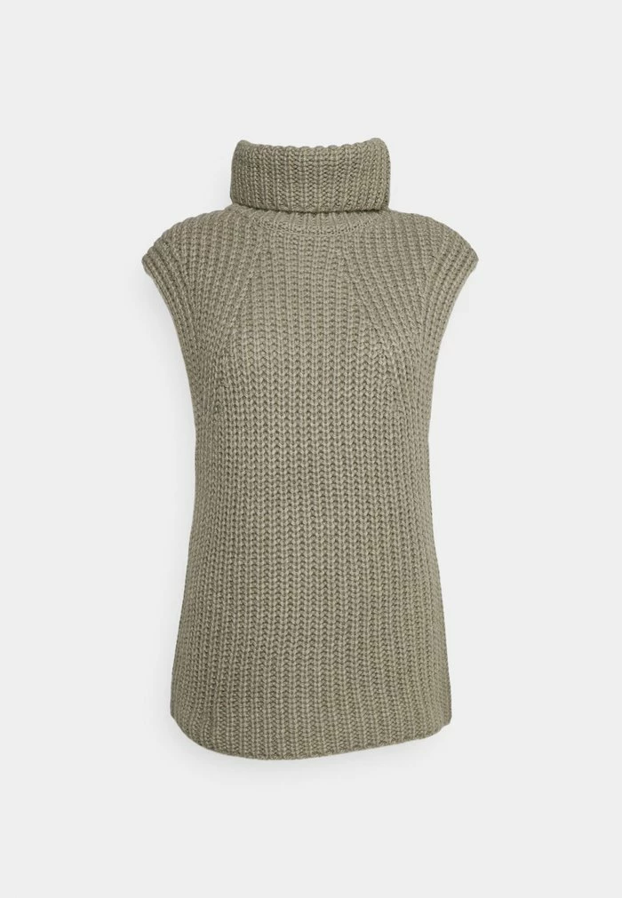 YASFLIP HIGH NECK VEST - Pullover - Vetiver 6 YASFLIP HIGH NECK VEST - Pullover - Vetiver – Image 6