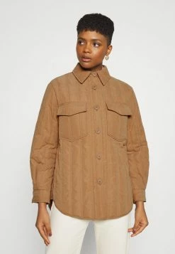 YASVILANA QUILTED JACKET - Veste Légère - Tobacco Brown