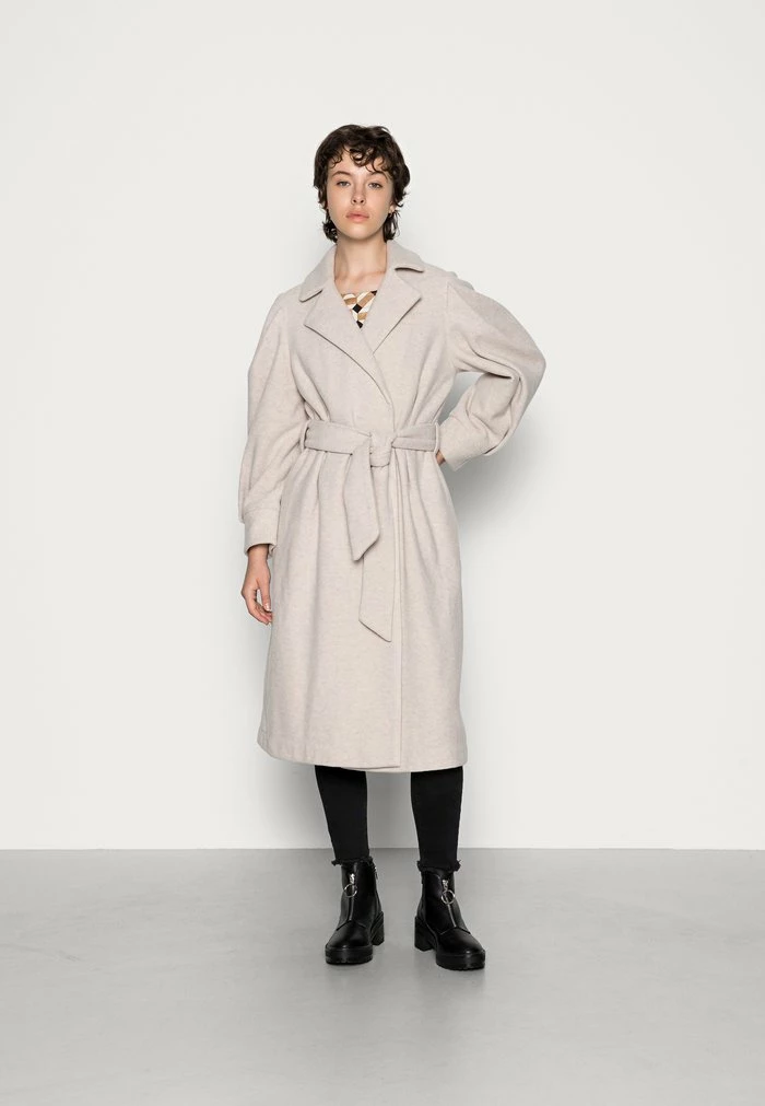 YASZOGA COAT - Manteau Classique - Silver Cloud Melange 1 YASZOGA COAT - Manteau Classique - Silver Cloud Melange
