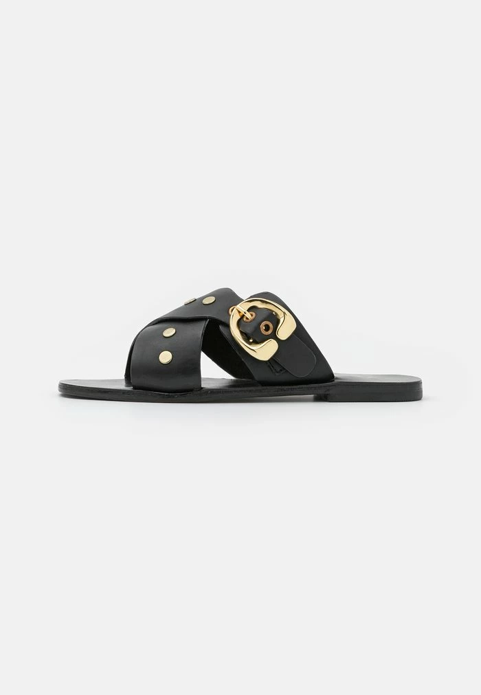 YASBUCKLA FLAT - Mules - Black 2 YASBUCKLA FLAT - Mules - Black – Image 2