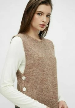 YASLINE - Pullover - Tawny Brown -YAS Soldes Boutique b8d8a65b506e40e59def860edf24f84f