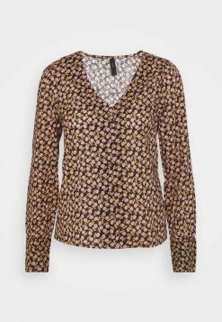 YASNANNA V-NECK SHIRT - Blouse - Black/nanna -YAS Soldes Boutique b8edd9d409e840d48c33cd3c1a52e71d