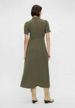 YASBIRA - Robe Chemise - Military Olive -YAS Soldes Boutique ba923ddd251d4a199efa5599a5a1f73f