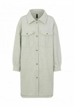 YAS MANTEL - Manteau Court - Light Grey Melange -YAS Soldes Boutique be74cf854a29427aa755ee5e6a7299c7