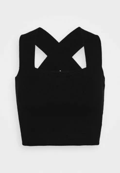 YAS Soldes Boutique 25 YASEMIL CROPPED - Débardeur - Black