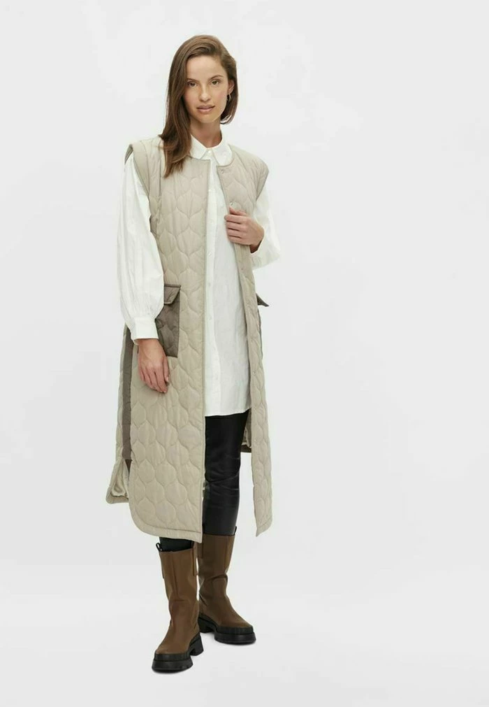 STEPPWESTE YASDIRI - Veste Sans Manches - Vintage Khaki 2 STEPPWESTE YASDIRI - Veste Sans Manches - Vintage Khaki – Image 2