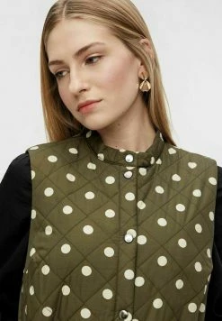 YAS Veste Sans Manches - Khaki -YAS Soldes Boutique c11fcd1e561a4456a4298f0b7a774cb3
