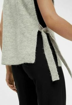 YASMARINA - Veste Sans Manches - Light Grey Melange 9 YASMARINA - Veste Sans Manches - Light Grey Melange -YAS Soldes Boutique c1239af9981e40a287baa69b5649012b