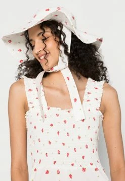 YASSTRAWBA MIDI DRESS - Robe De Jour - Eggnog -YAS Soldes Boutique c37618f8c1704e649e51bc10bfa74159