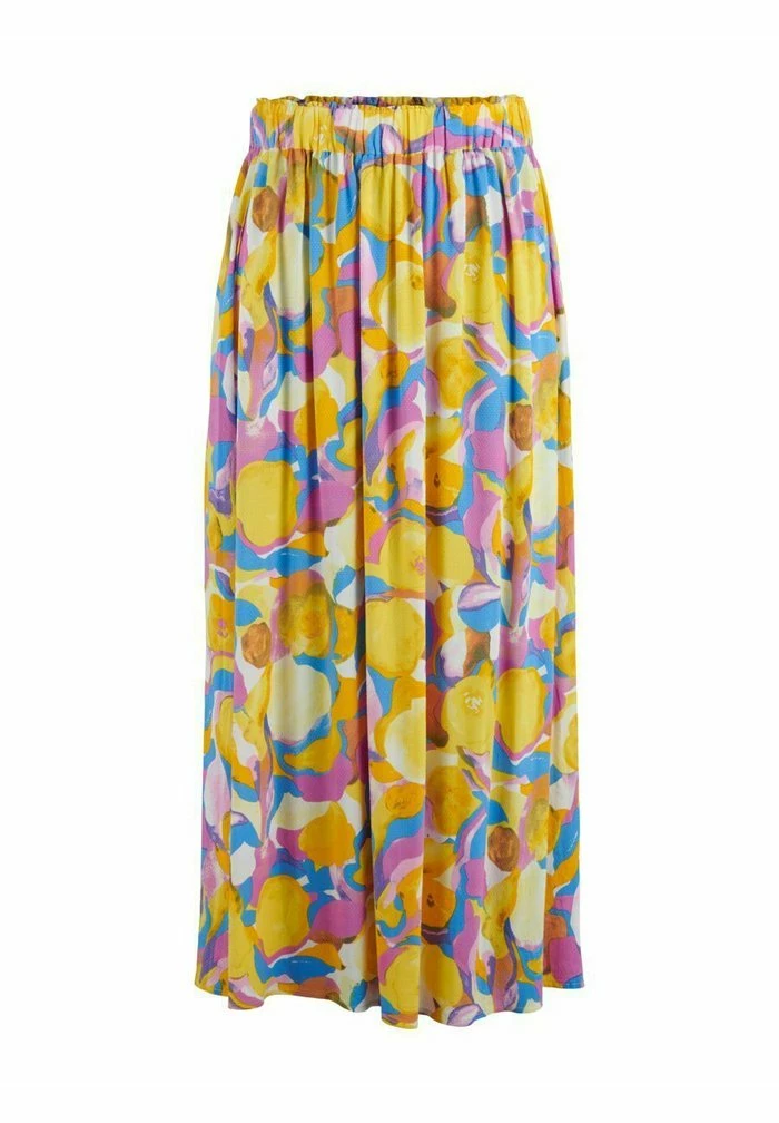 YAS HIGH WAIST ROCK - Jupe Trapèze - Eggnog 1 YAS HIGH WAIST ROCK - Jupe Trapèze - Eggnog