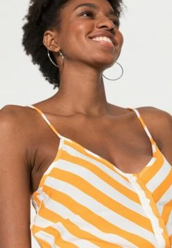 YASSAVANNA - Débardeur - Radiant Yellow/white -YAS Soldes Boutique c62431cf4ddc45c0aa13025815787493