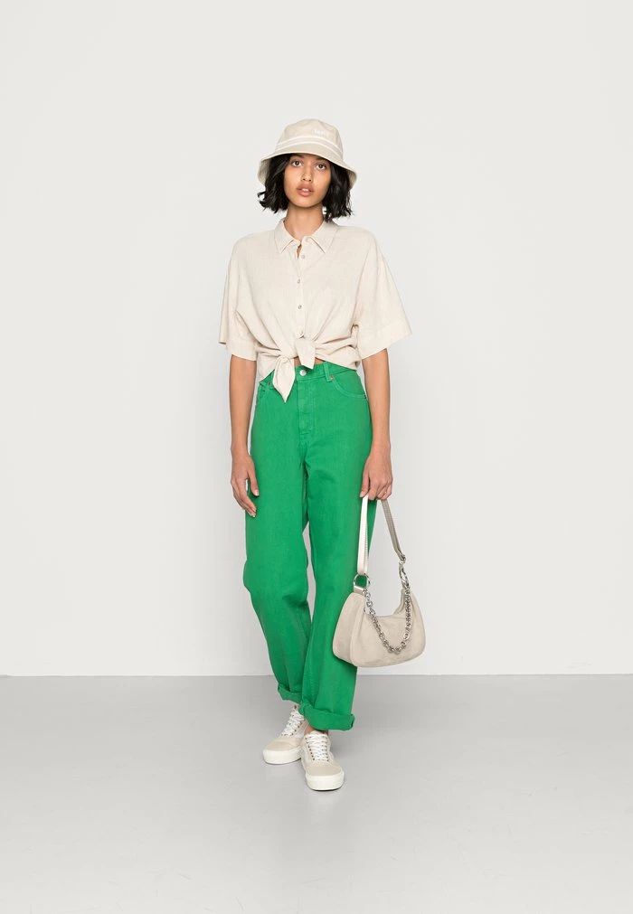 YASFLAXA SHIRT - Chemisier - Beige/melange 2 YASFLAXA SHIRT - Chemisier - Beige/melange – Image 2