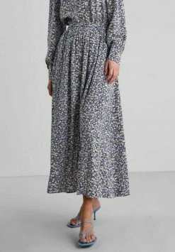 YASFIA - Jupe Trapèze - Black Mottled