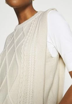 YASBLURA VEST - Pullover - Eggnog -YAS Soldes Boutique c9c7047f230c4904a62e3d943b4be545