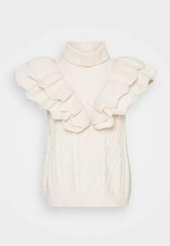 YASCHOKO WAISTCOAT - Pullover - Eggnog -YAS Soldes Boutique cc91b1270726405d9b22517f800ef41e