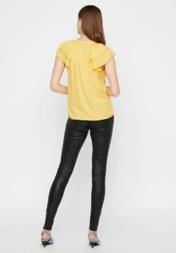 MIT KURZEN ÄRMELN YASJANICE - Blouse - Citrus -YAS Soldes Boutique cd02e50f2cc94328adaea18d2a139ab5