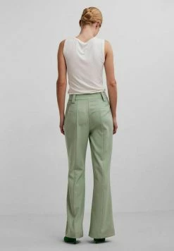 YAS PENNA - Pantalon Classique - Celadon Green -YAS Soldes Boutique cd35df61e80d4d61943bd7ebf8fc28ac