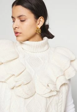 YASCHOKO WAISTCOAT - Pullover - Eggnog -YAS Soldes Boutique cf03f46c73de46bebf28a341f924f696