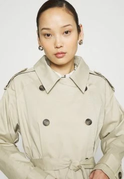 YASELENA - Trench - Humus -YAS Soldes Boutique d094a31cb6b64eba8308cd09227dd684