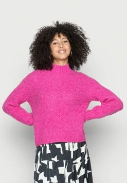 YASROSA HIGH NECK - Pullover - Rasberry Rose