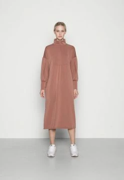 YAS COMO ZIP DRESS ICON - Robe De Jour - Cognac
