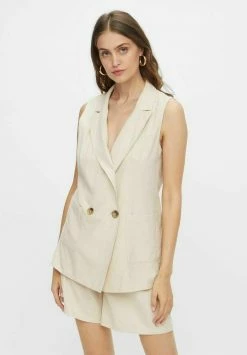 YASPERFA - Veste Sans Manches - Tapioca