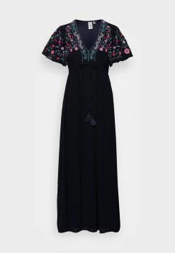 YASCHELLA DRESS - Robe Longue - Sky Captain Embroidery -YAS Soldes Boutique d2af7d1004af46249072612f163df211