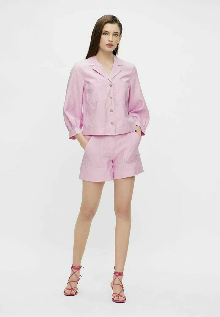 YASLENO - Chemisier - Pastel Lavender 2 YASLENO - Chemisier - Pastel Lavender – Image 2