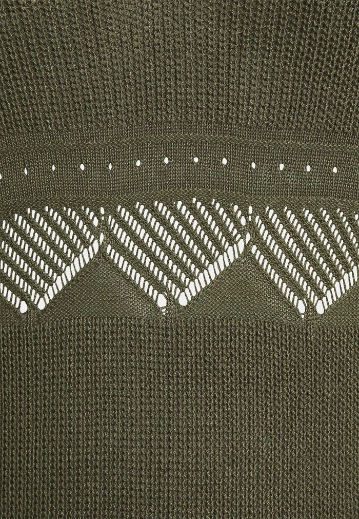 YASFAITH STRAP DRESS - Robe Pull - Olive Night 3 YASFAITH STRAP DRESS - Robe Pull - Olive Night – Image 3