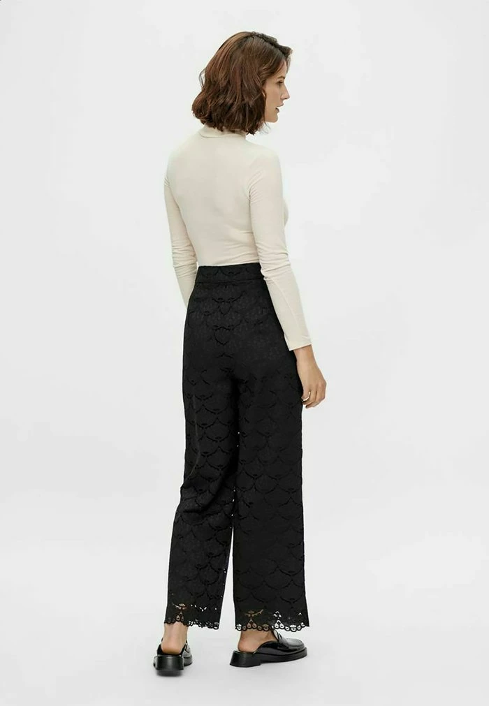 HIGH WAIST YASCLARA - Pantalon Classique - Black 3 HIGH WAIST YASCLARA - Pantalon Classique - Black – Image 3