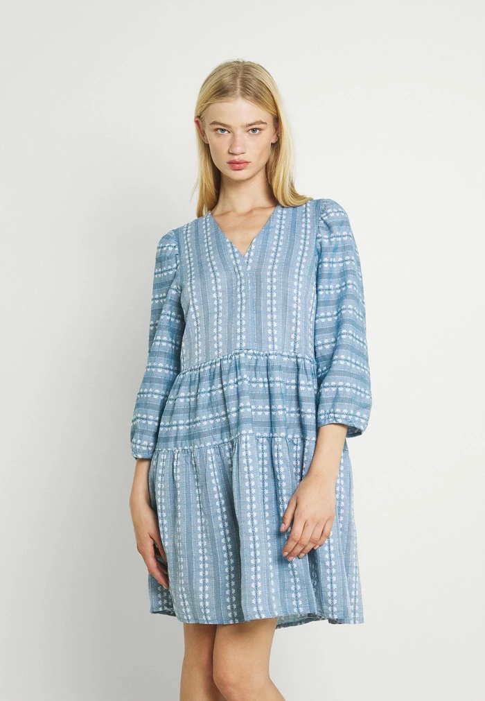 YASPACCA DRESS - Robe De Jour - Cashmere Blue 1 YASPACCA DRESS - Robe De Jour - Cashmere Blue