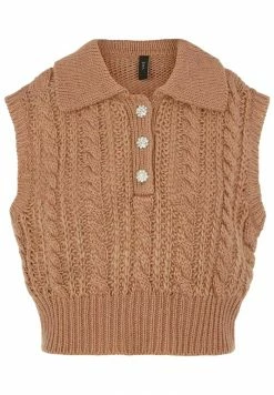 YAS Débardeur - Tawny Brown -YAS Soldes Boutique d7fce8960287440ebd04dd87759ec8b3