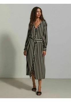 YAS Robe En Jersey - Black