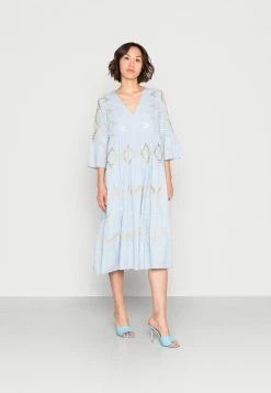 YASATHENA DRESS - Robe De Jour - Kentucky Blue Emb