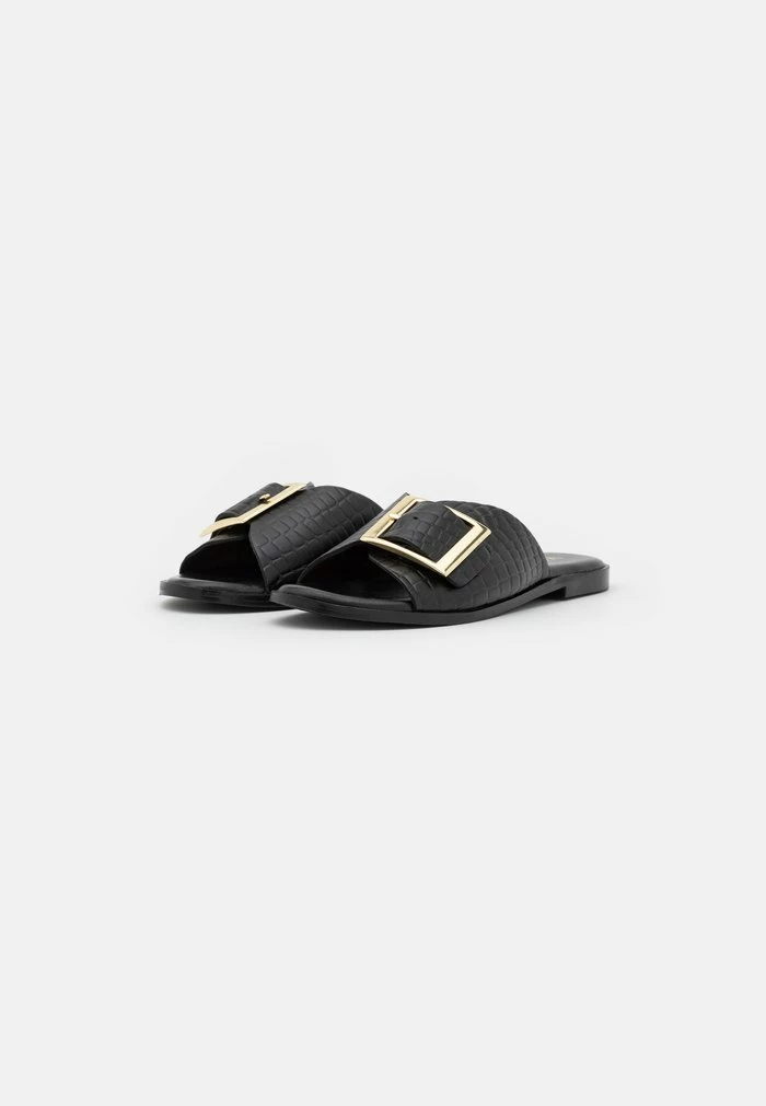 YASRIMLO FLAT - Mules - Black 3 YASRIMLO FLAT - Mules - Black – Image 3