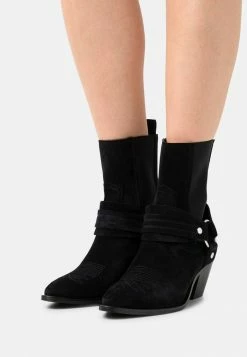 YASHARNA BOOTS - Santiags - Black