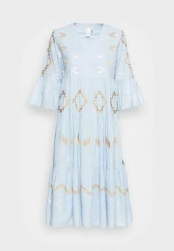 YASATHENA DRESS - Robe De Jour - Kentucky Blue Emb -YAS Soldes Boutique df9c50e74bc2436d9379b76f5d32adba