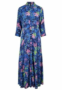 YASSAVANNA LONG SHIRT DRESS - Robe Chemise - Strong Blue