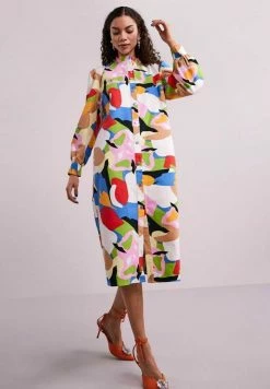 YASCALIX - Robe Chemise - Multicolor 9 YASCALIX - Robe Chemise - Multicolor -YAS Soldes Boutique e1c57f2a302d48ba9d37b21d63db6b07